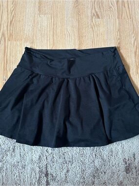 Old Navy Black Cloudcomfy Extra High Rise Circle Skater Skirt